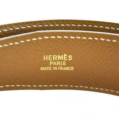 Hermes Box Epsom Leather Reversible H Belt 70 Noir Gold 2 of 5