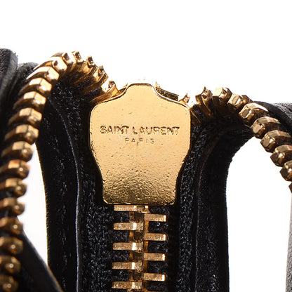 Saint Laurent Smooth Calfskin Medium Monogram Cabas Black 7 of 8