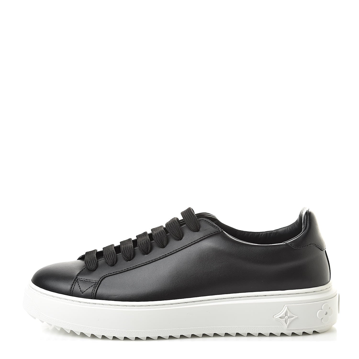 Louis Vuitton Calfskin Time Out Sneakers 41 Black 1 of 9
