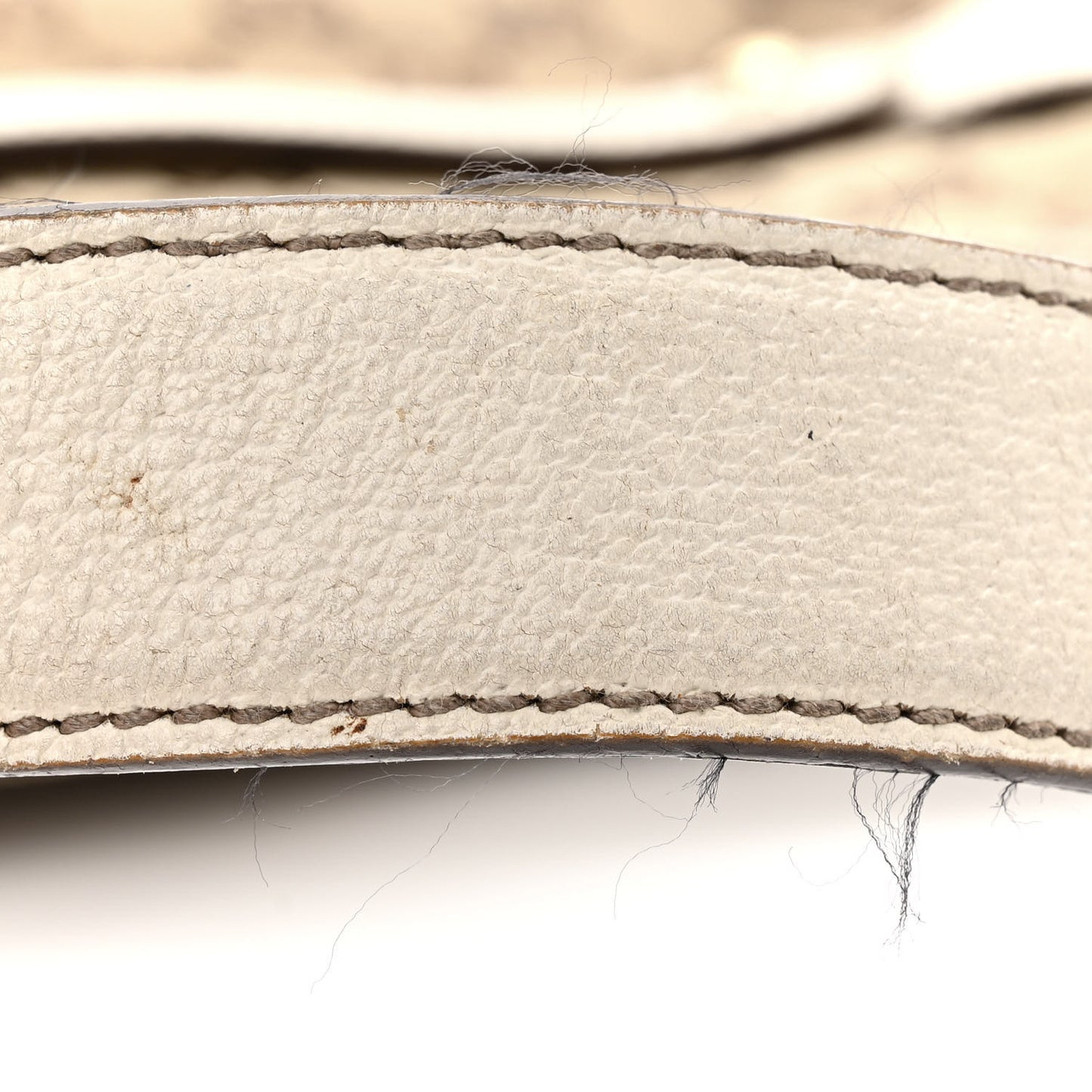 Monogram Bamboo Horsebit Hobo Off White