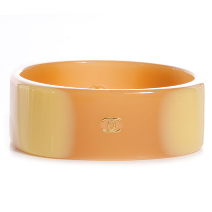 Chanel Resin Gradient CC Bracelet Beige Cream 4 of 4