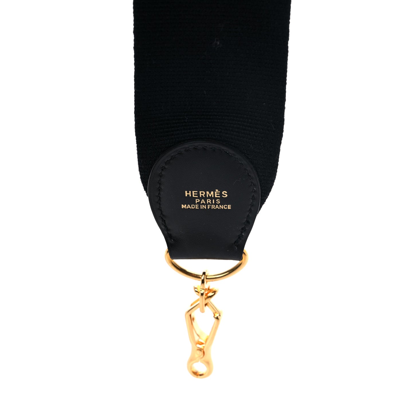 Toile Taurillon Clemence Shoulder Strap Black