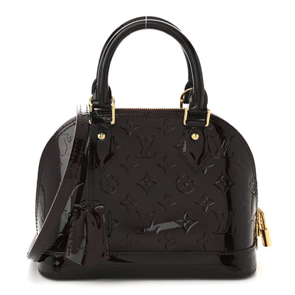 Louis Vuitton Vernis Alma BB Amarante 1 of 10