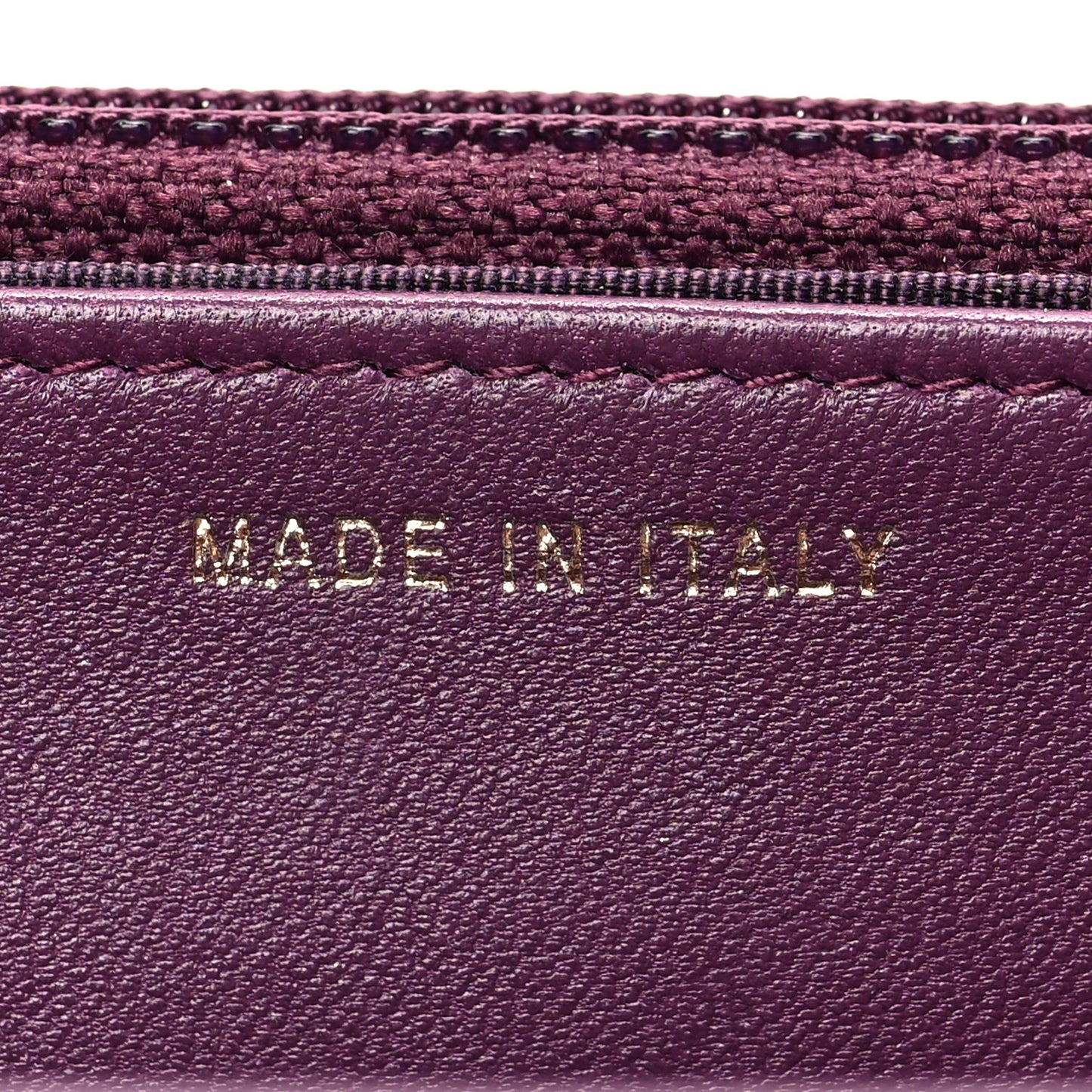 Lambskin Quilted Trendy CC Wallet On Chain WOC Purple