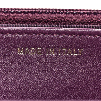 Chanel Lambskin Quilted Trendy CC Wallet On Chain WOC Purple 7 of 9