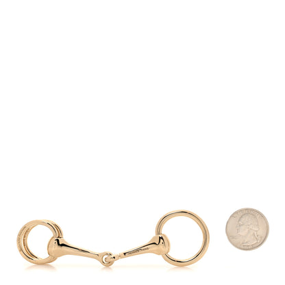 Hermes Permabrass Mors Scarf Ring Gold 2 of 5