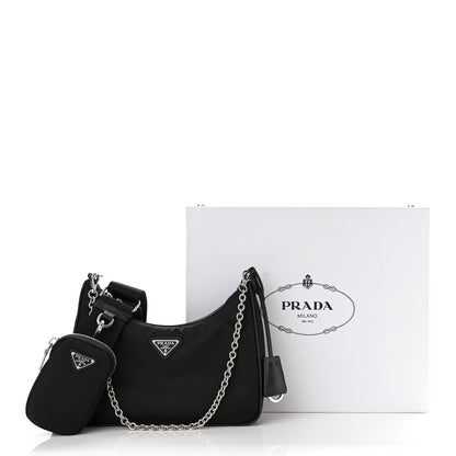 Prada Nylon Re-Edition 2005 Shoulder Bag Black 13 of 13