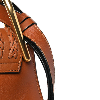 Chloe Calfskin Braided Medium Hudson Shoulder Bag Caramel 12 of 12