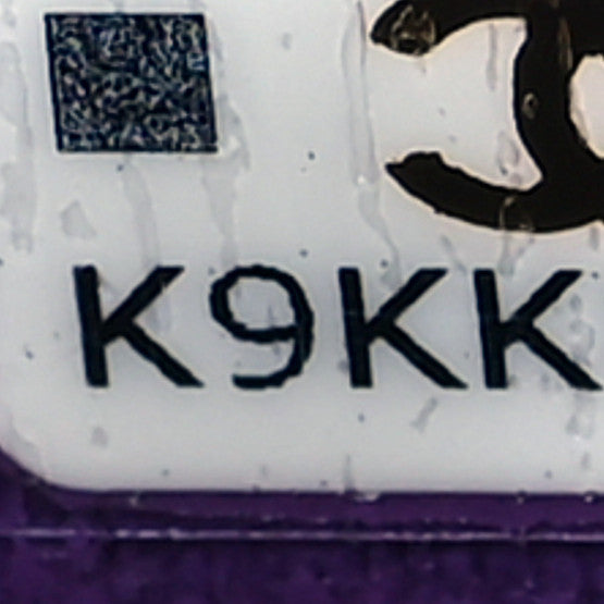 Chanel Lambskin Quilted Top Handle Mini Vanity Case Purple 7 of 10