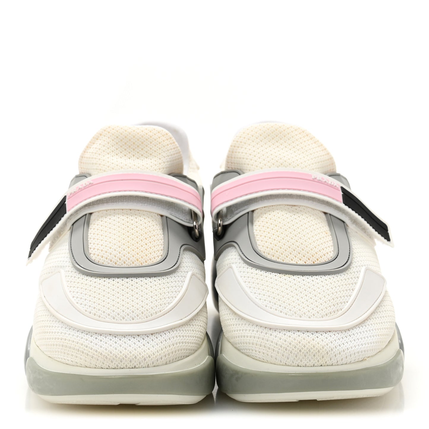 Sport Knit Womens Cloudbust Sneakers 37.5 White Gray