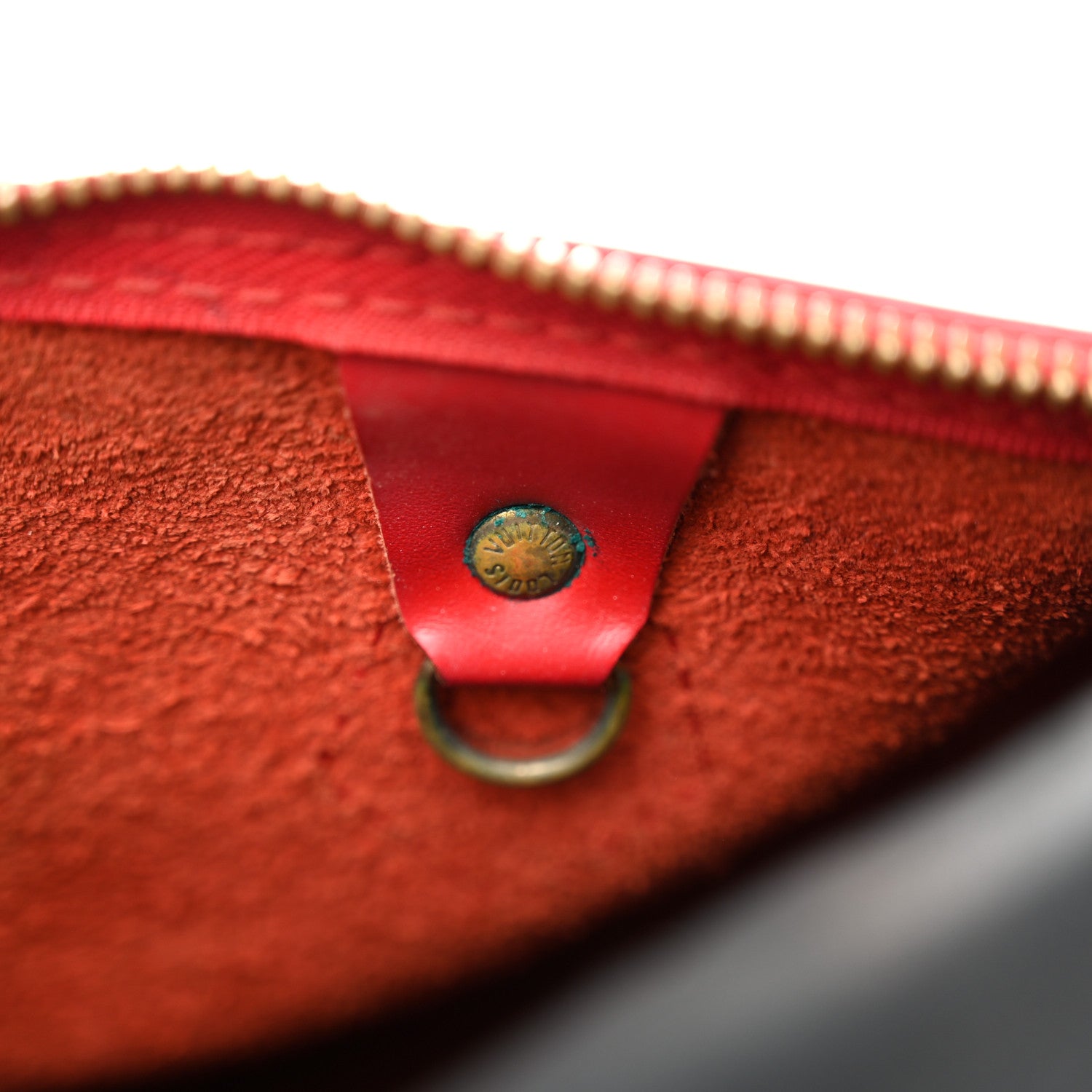 Louis Vuitton Epi Speedy 25 Castillan Red 13 of 15