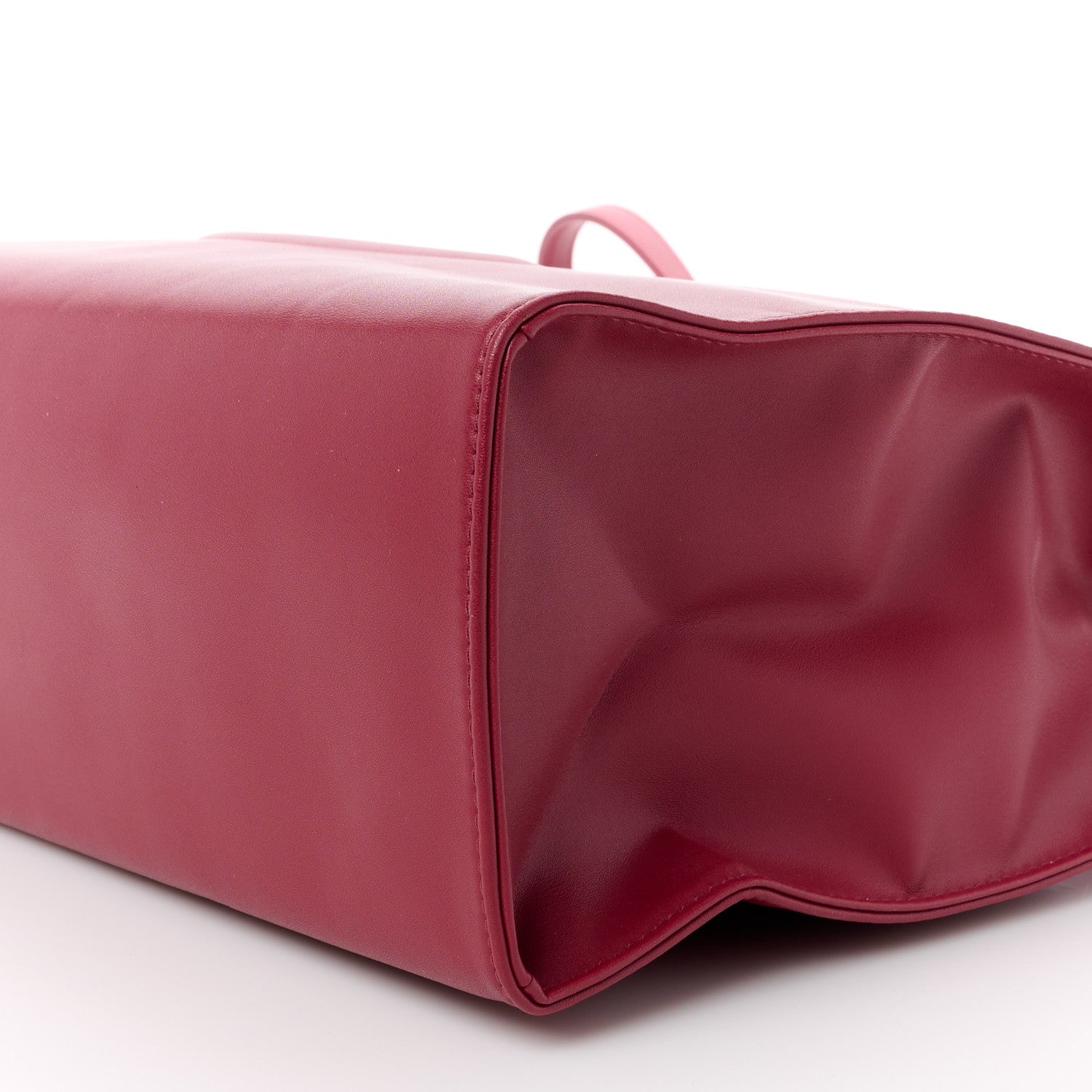 Telfar Vegan Leather Medium Shopping Bag Oxblood 10 of 10