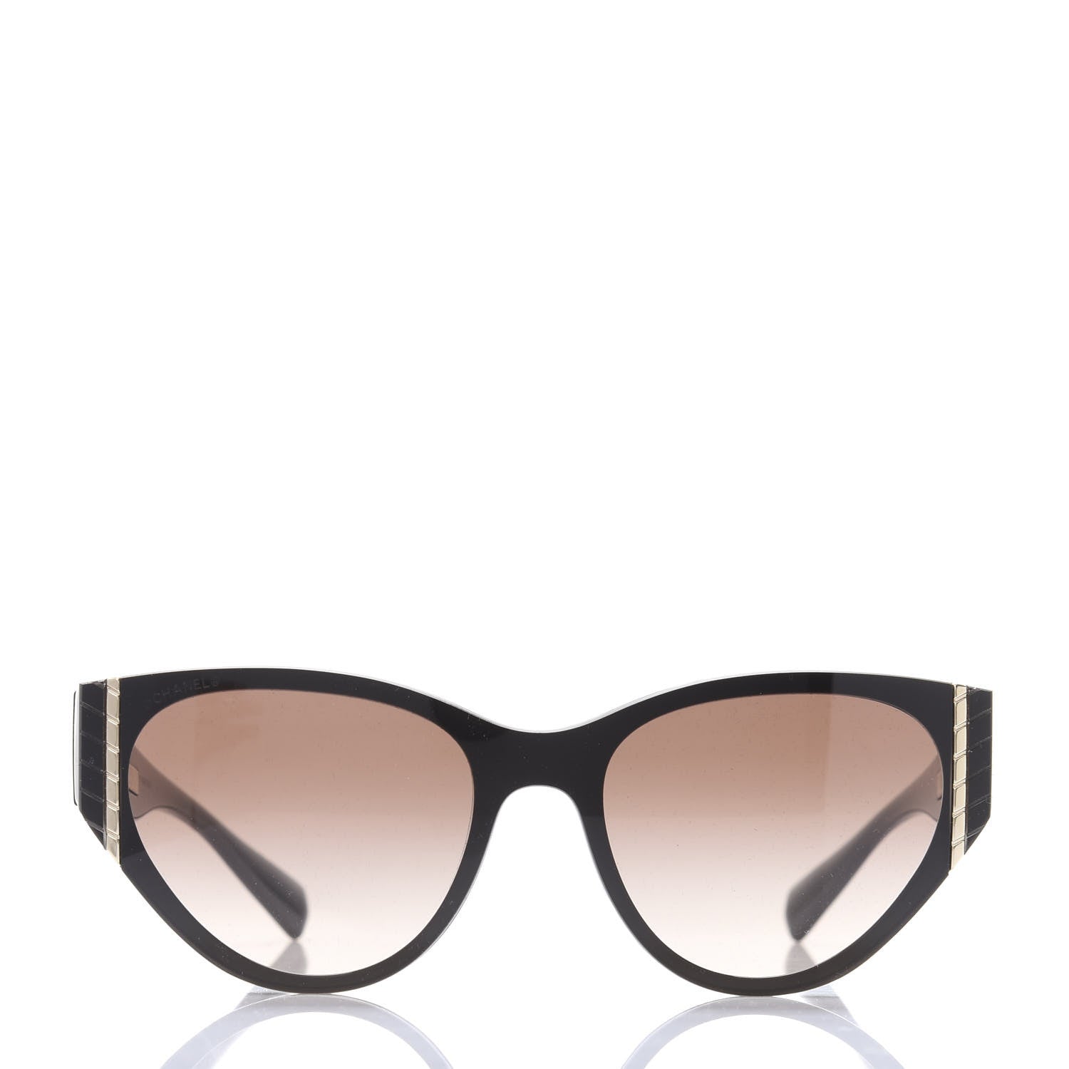 Chanel CC Cat Eye Sunglasses 6054 Brown 2 of 8