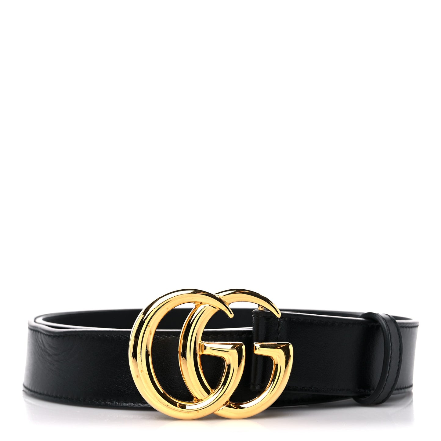 Plutone Calfskin Double G 30mm Belt 90 36 Black