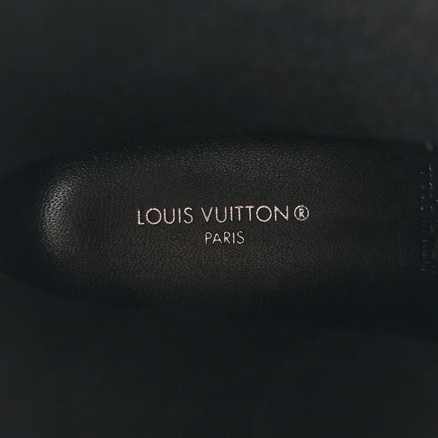 Louis Vuitton Rubber Embossed Monogram Drops Flat Half Boots 41 Black 7 of 8