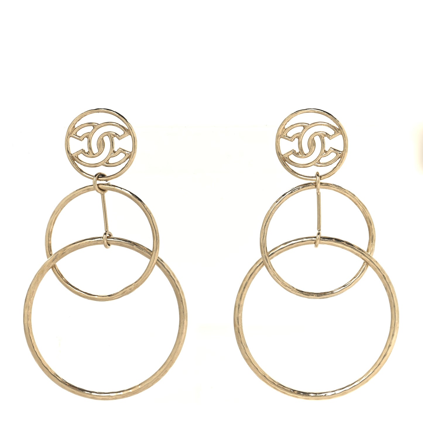 Hoop Cuba CC Earrings Gold