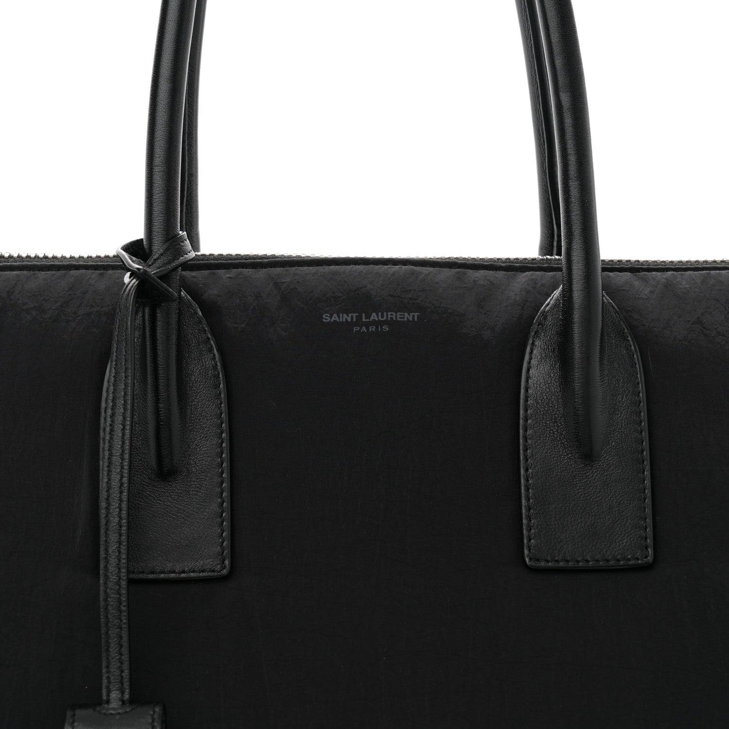 Saint Laurent Nylon Calfskin 48H Sac De Jour Duffle Black 8 of 13