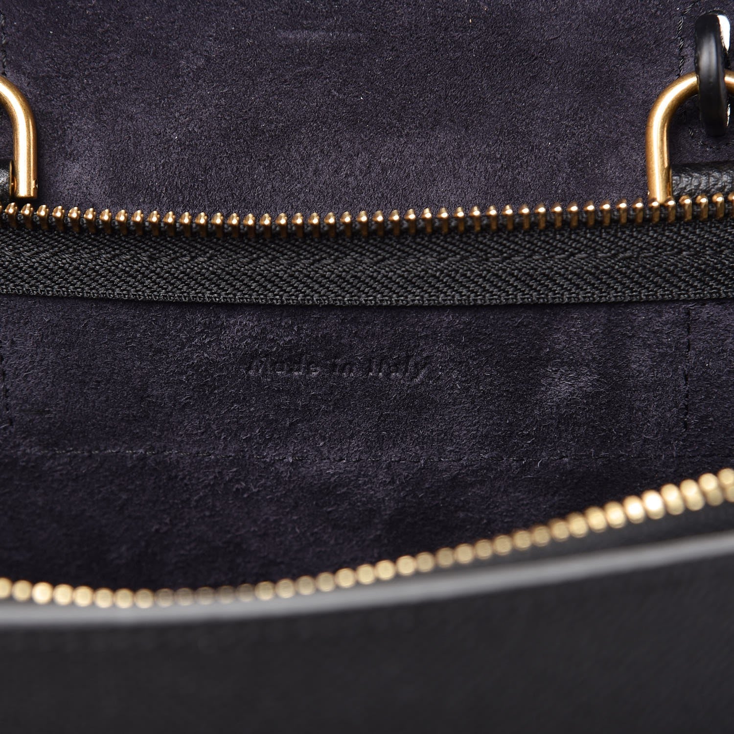 Celine Grained Calfskin Nano Belt Bag Black 6 of 6