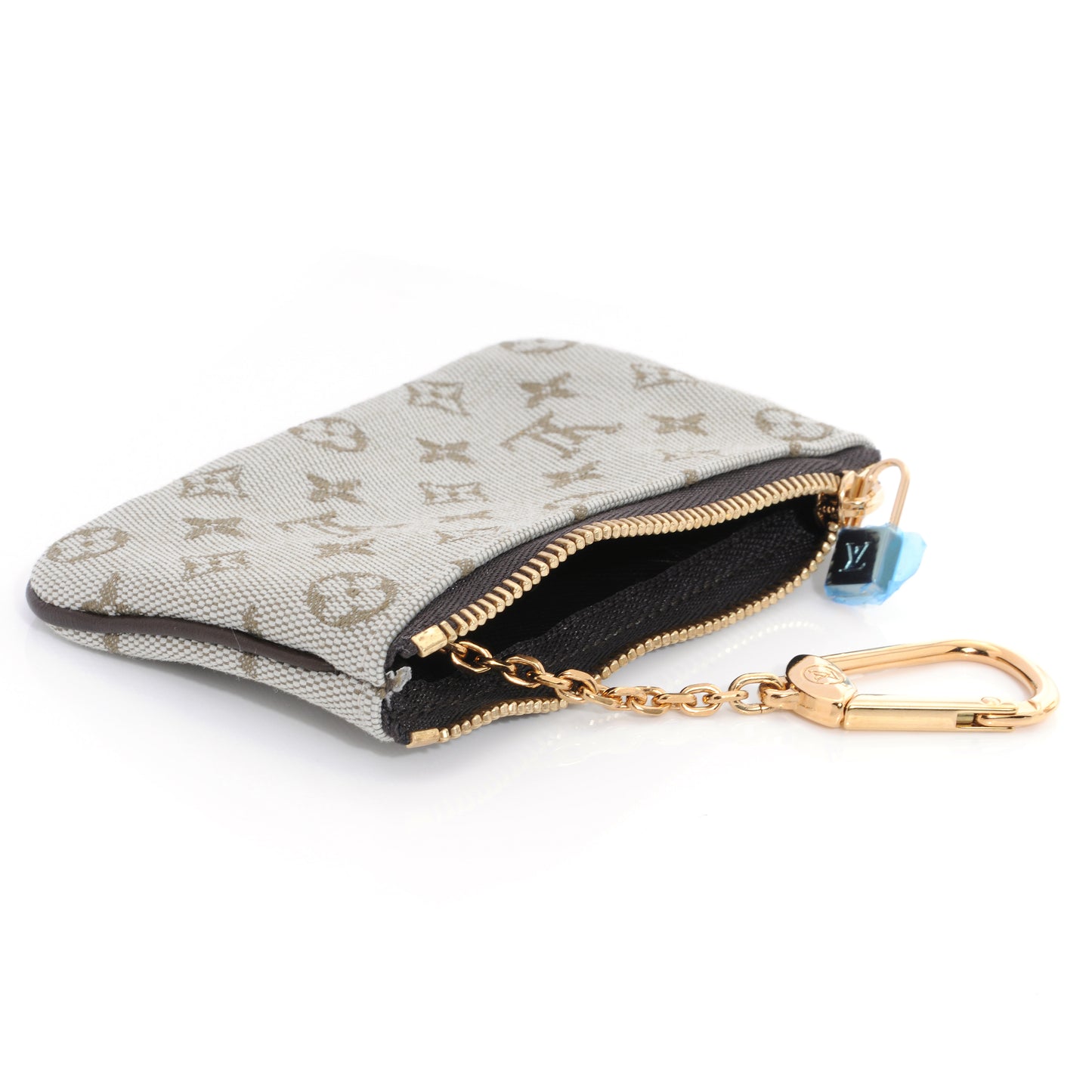 Mini Monogram Key Pouch Kaki