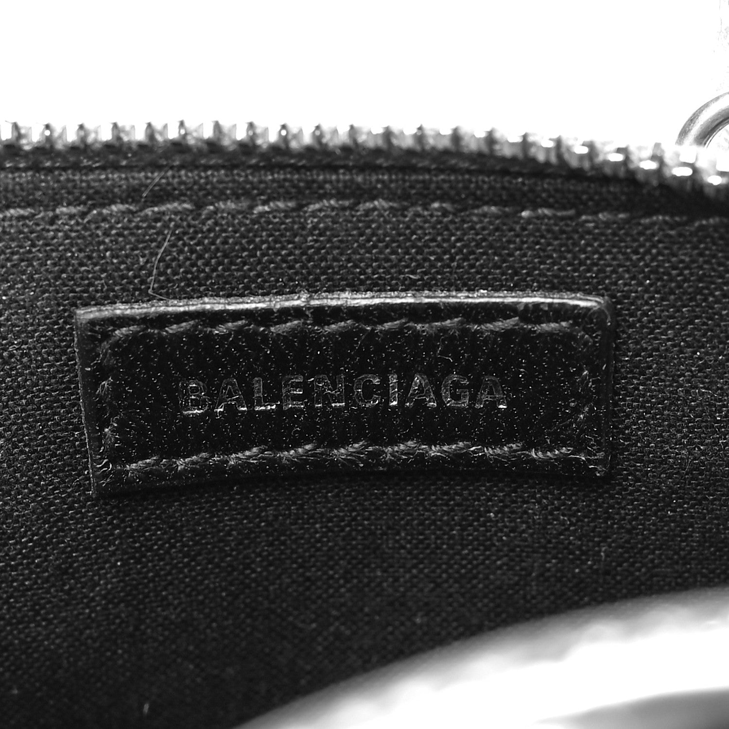 Balenciaga Metallic Calfskin Logo Crocodile Embossed Mini Ville Top Handle Bag Silver Black 5 of 10