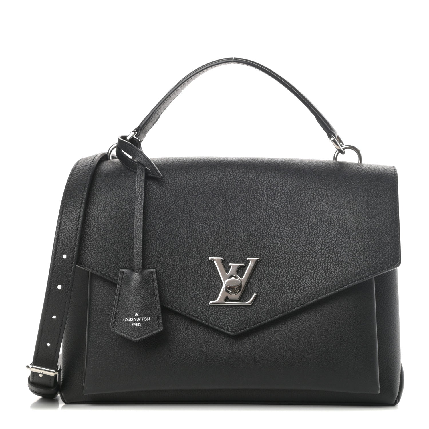 Louis Vuitton Soft Calfskin My Lockme Top Handle Black 1 of 10