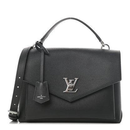 Louis Vuitton Soft Calfskin My Lockme Top Handle Black 1 of 10