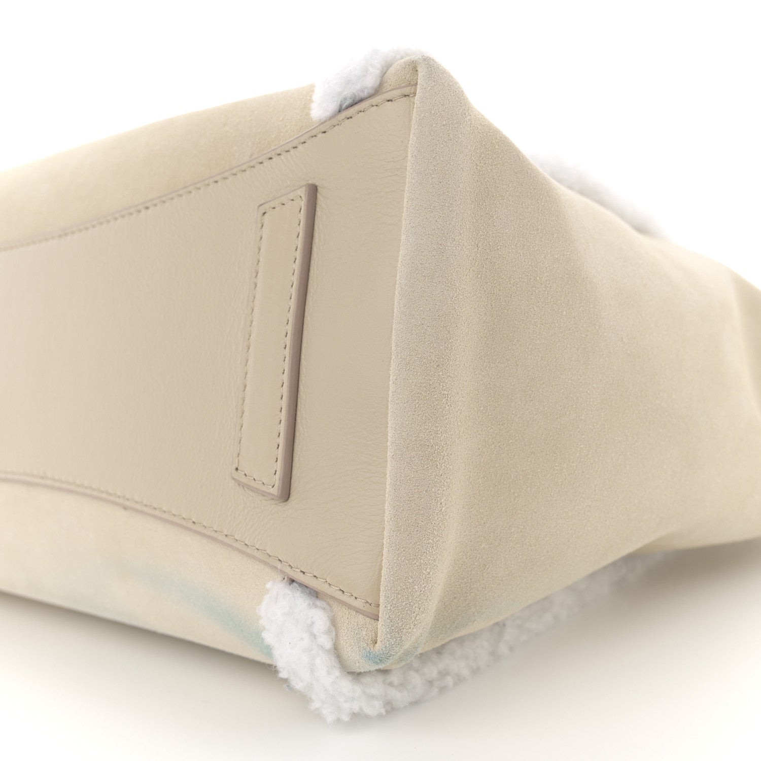 Givenchy Suede Shearling Small Antigona Natural Beige 10 of 15