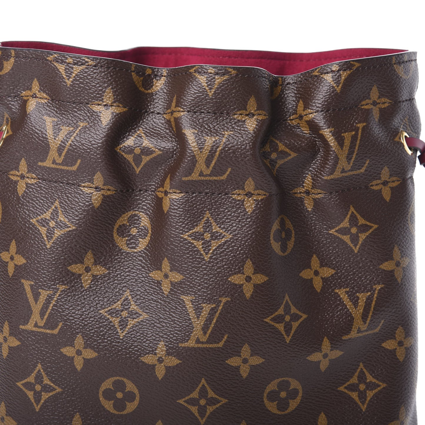 Monogram Pouch Noe Fuchsia