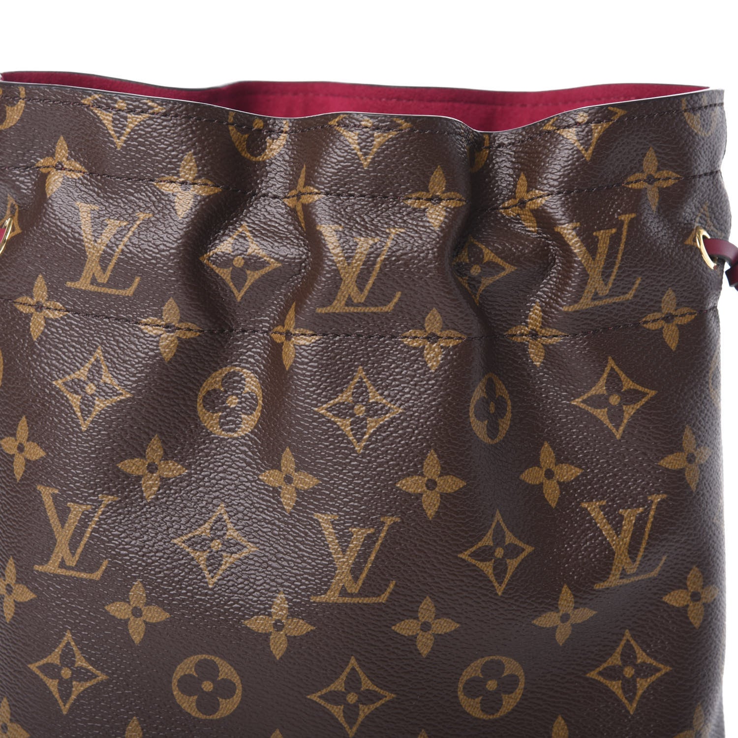 Louis Vuitton Monogram Pouch Noe Fuchsia 7 of 9