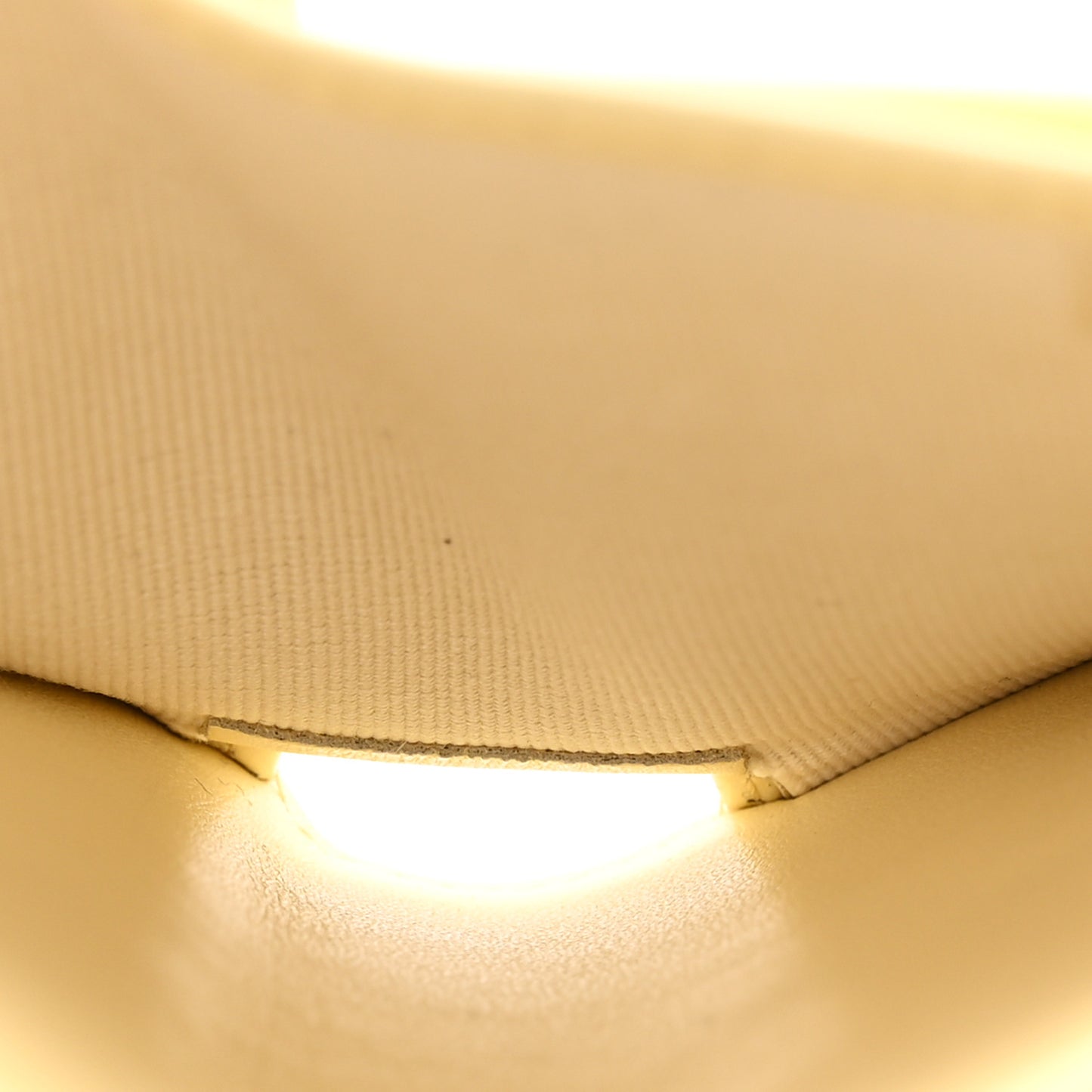 Caviar Quilted Compact Flap Wallet Light Yellow
