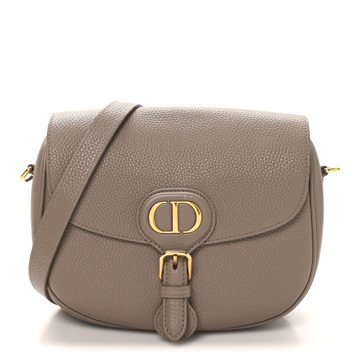 Christian Dior Grained Calfskin Medium Bobby Flap Warm Taupe 1 of 9