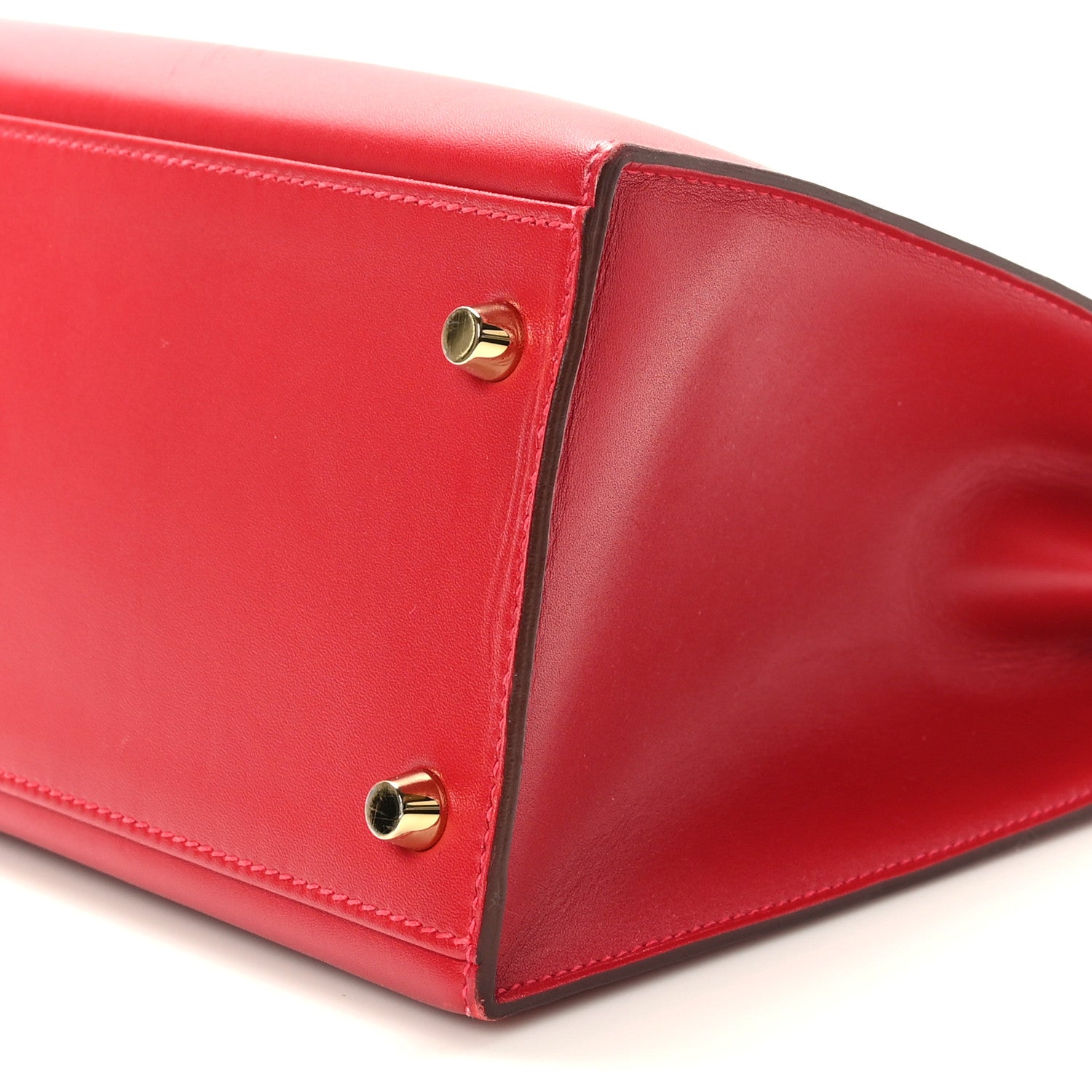 Hermes Tadelakt Kelly Sellier 32 Rouge Vif 9 of 12