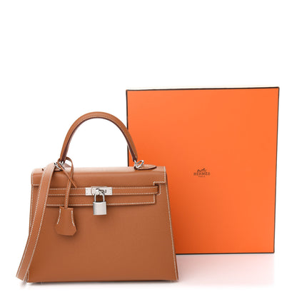 Hermes Epsom Kelly Sellier 25 Gold 10 of 10