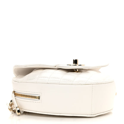 Chanel Lambskin Quilted CC In Love Heart Bag White 4 of 11