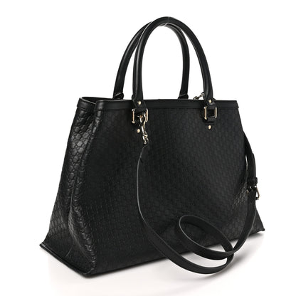 Gucci Soft Microguccissima Medium Tote Black 3 of 12