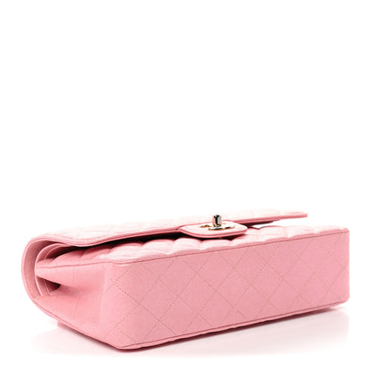 Chanel Iridescent Caviar Quilted Medium Double Flap Rose Pink 4 of 11