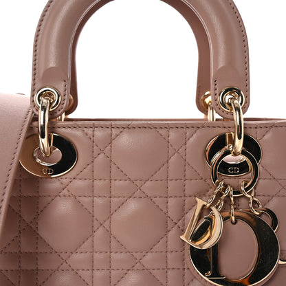 Christian Dior Lambskin Cannage Small My ABCDior Lady Dior Fard 14 of 17