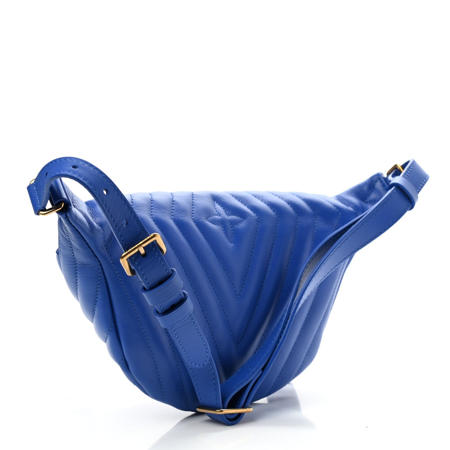 Calfskin New Wave Bumbag Blue Neon