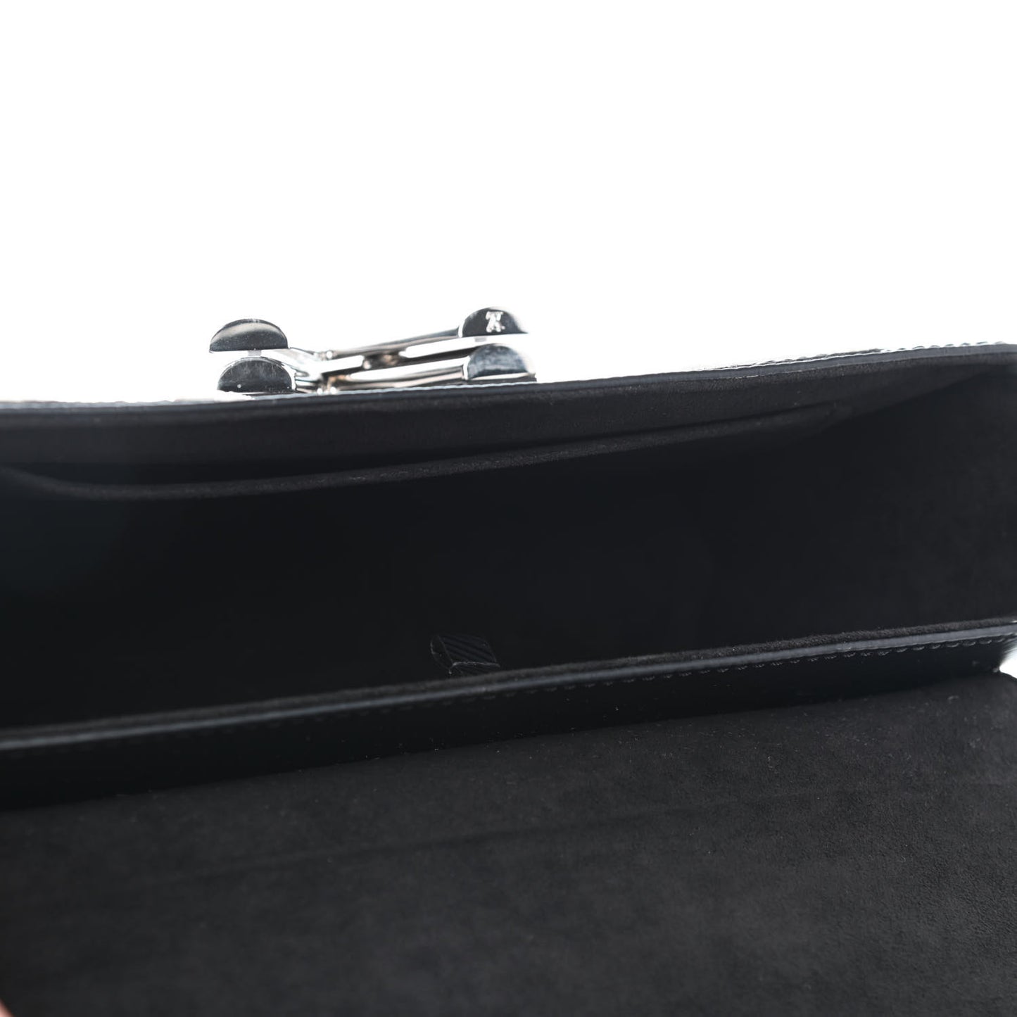Epi Monogram Twist Shoulder Bag MM Black