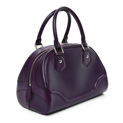 Louis Vuitton Epi Bowling Montaigne PM Cassis 3 of 9