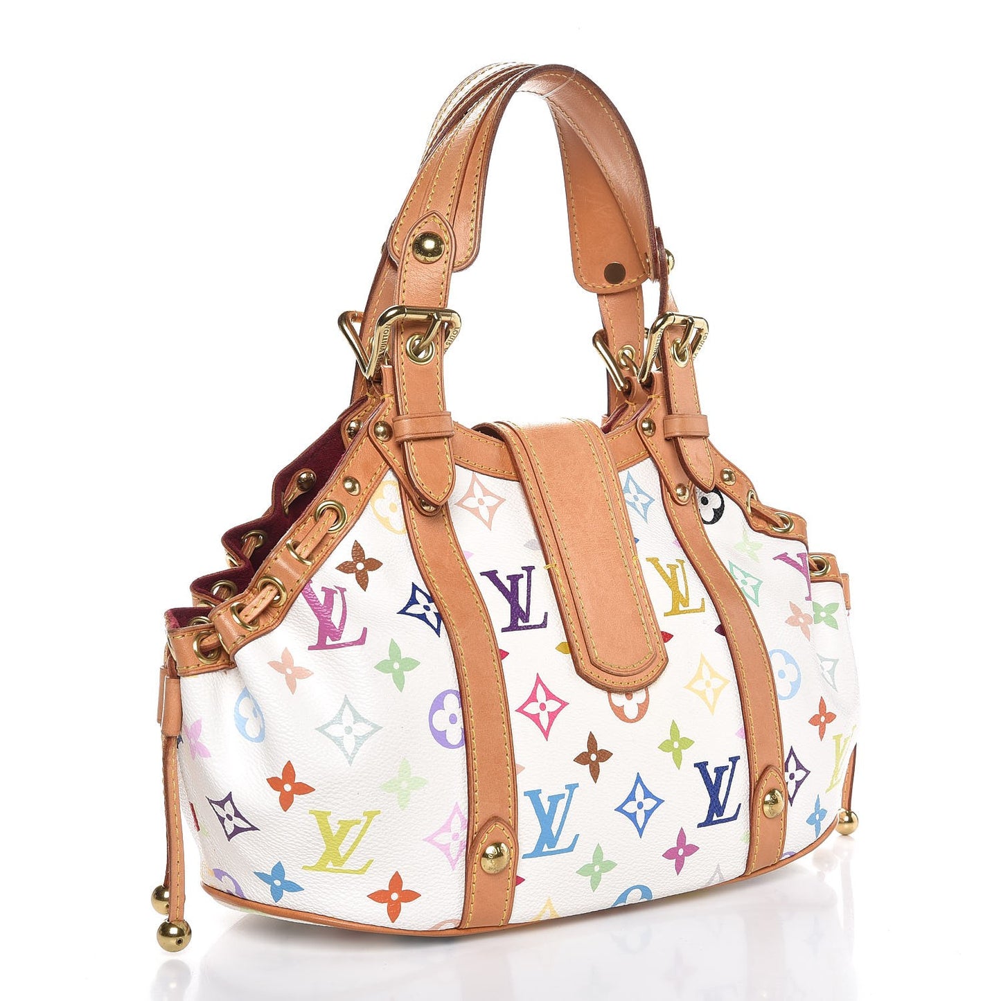 Monogram Multicolor Theda GM White