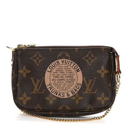 Louis Vuitton Monogram Complice Trunks and Bags Mini Pochette Accessories Beige 1 of 7