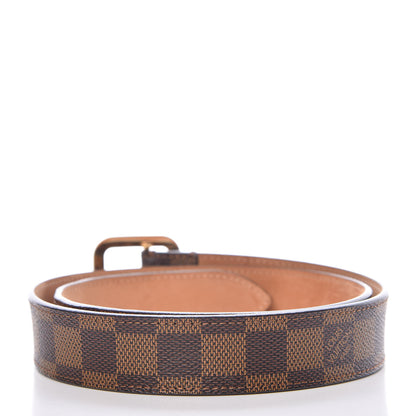 Louis Vuitton Damier Ebene Tresor Belt 80 32 3 of 9