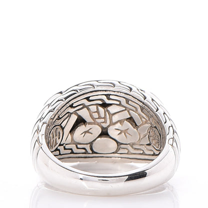 John Hardy Sterling Silver 14mm Smoky Quartz Batu Bedeg Ring 55 7.25 3 of 6