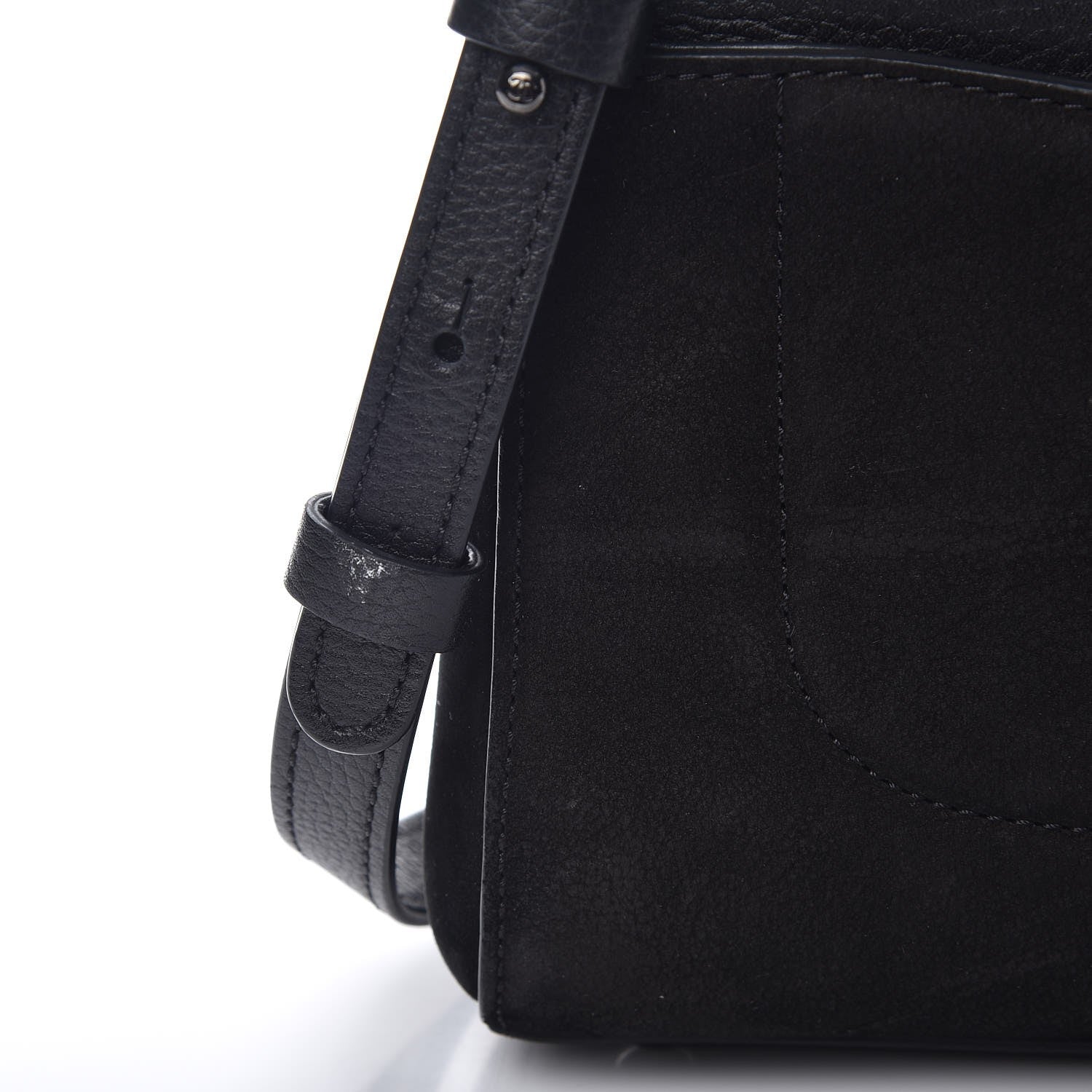 Chanel Nubuck Grained Calfskin Mini Neo Executive Shopper Tote Black 9 of 9