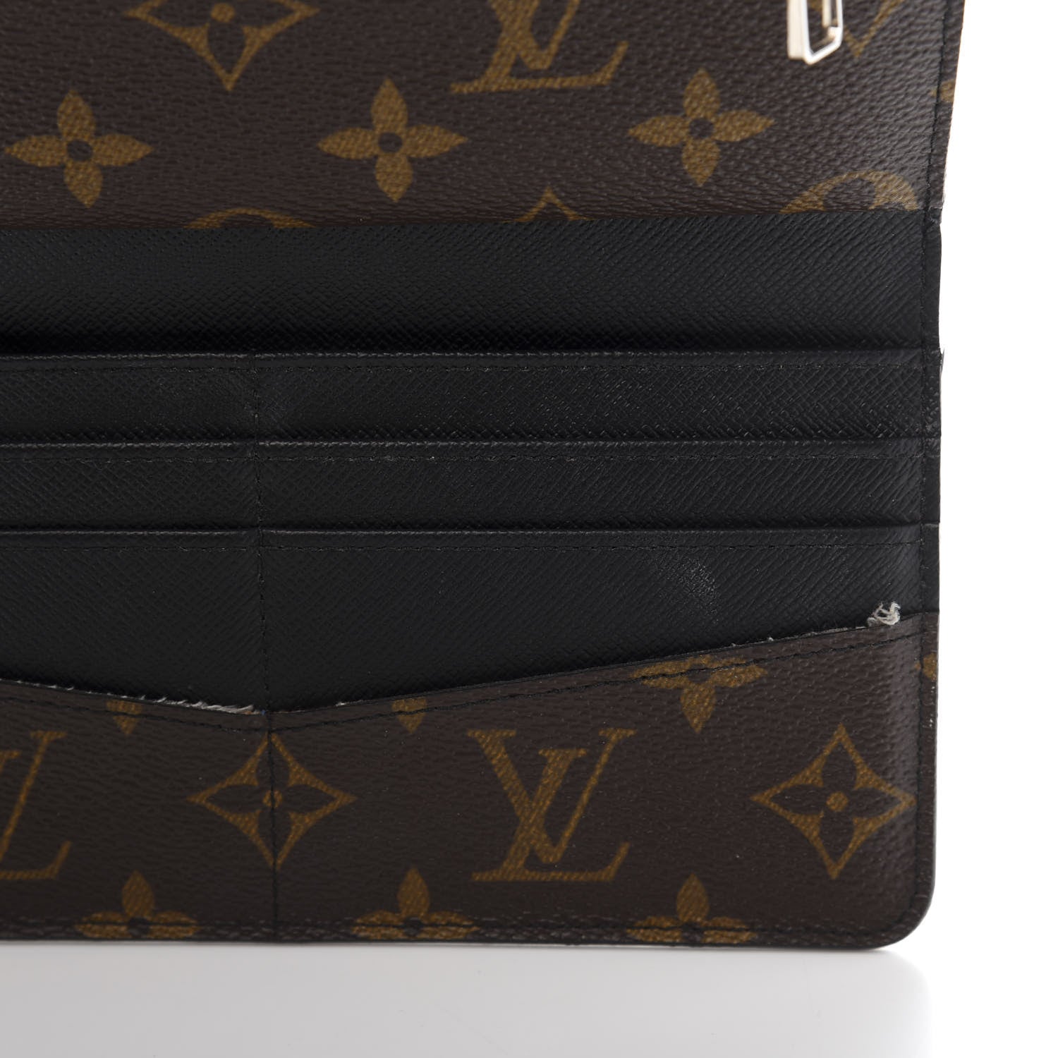 Louis Vuitton Monogram Macassar Long Wallet 7 of 10