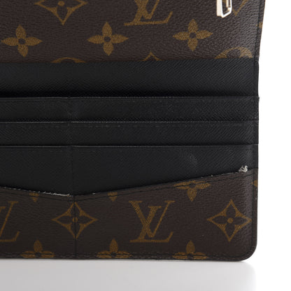Louis Vuitton Monogram Macassar Long Wallet 7 of 10
