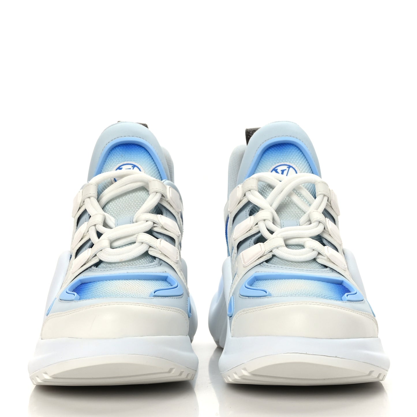 Calfskin LV Archlight Gradient Sneakers 38 Light Blue