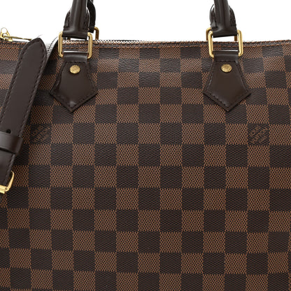 Louis Vuitton Damier Ebene Speedy Bandouliere 30 8 of 11