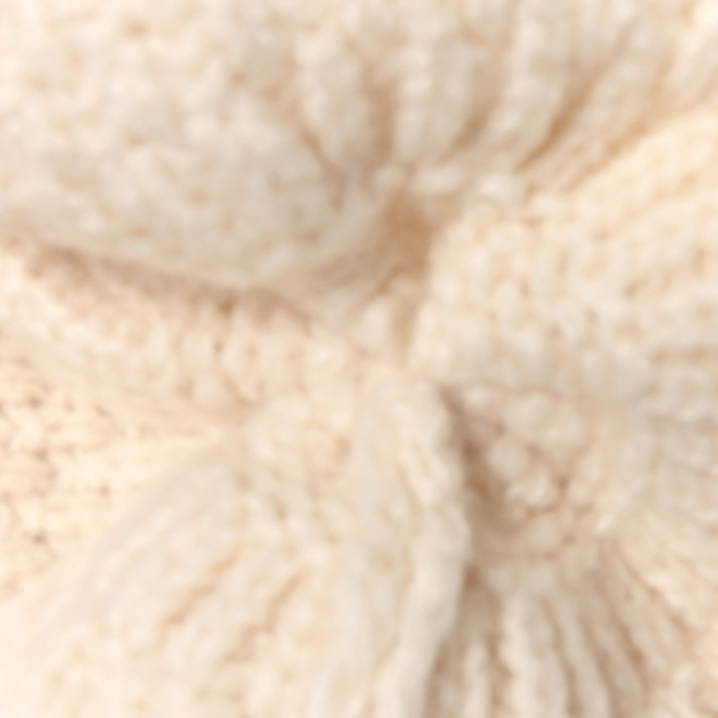Cashmere Silk CC Beanie Hat Beige Ecru